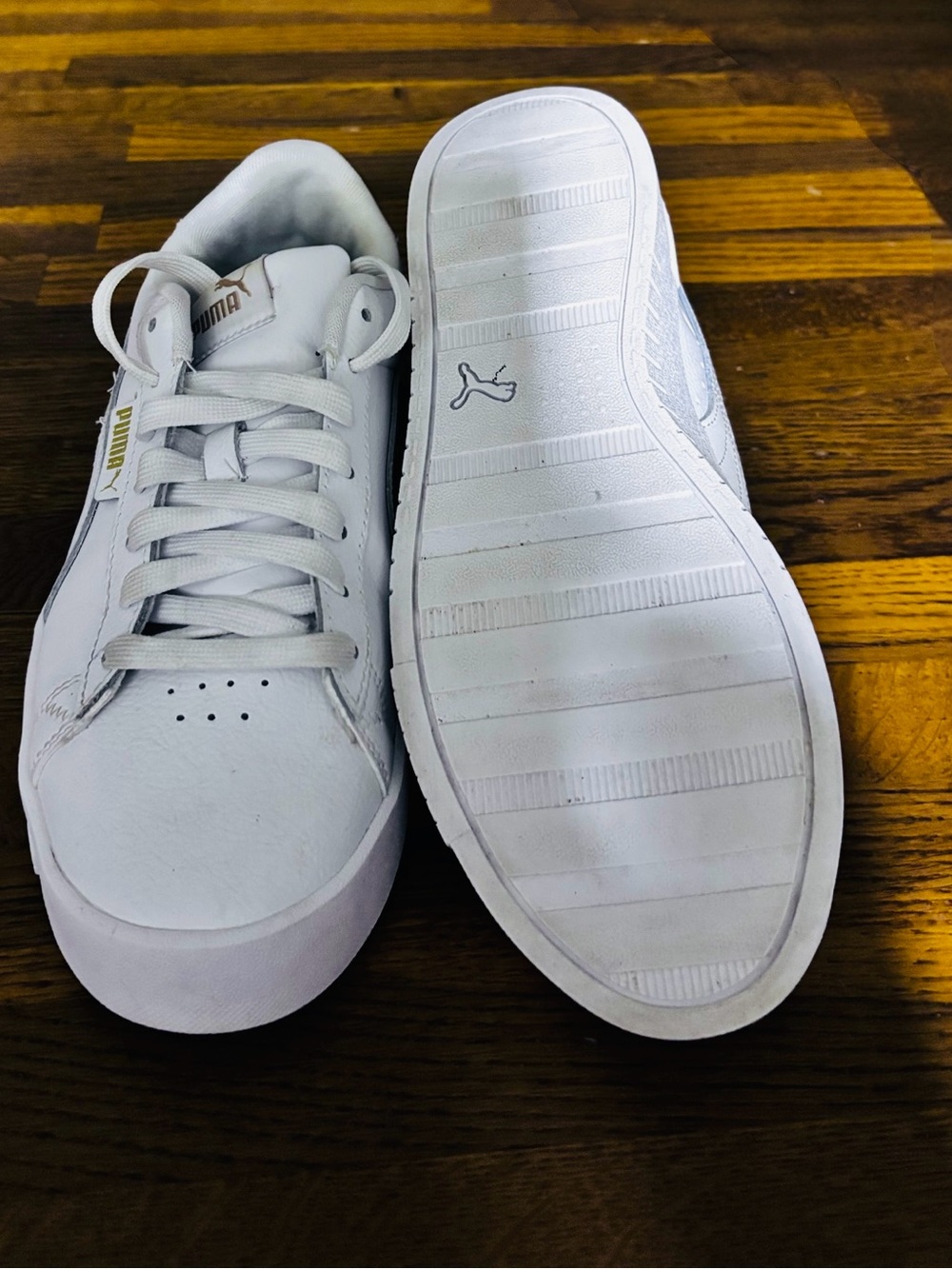 Puma Men's White Low-Top Platform Sneakers